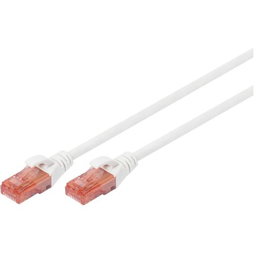 Digitus DK-1617-020/WH RJ45 mrežni kabel, Patch kabel cat 6 U/UTP 2.00 m bijela bez halogena 1 St. slika 2