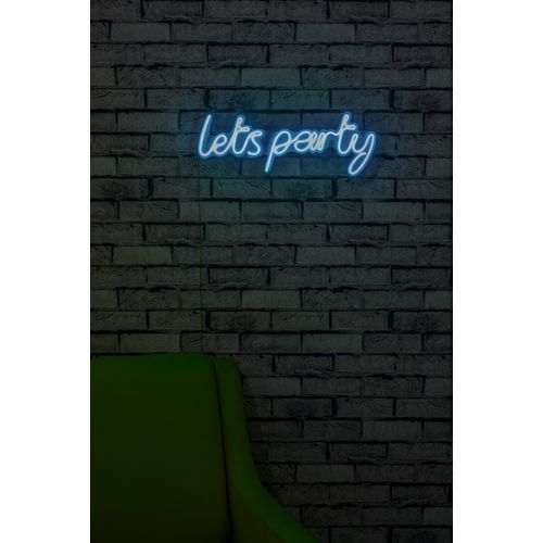 Wallity Ukrasna plastična LED rasvjeta, Lets Party - Blue slika 3