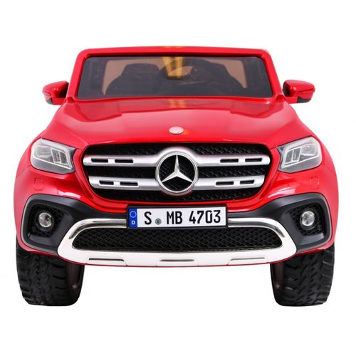 Licencirani auto na akumulator Mercedes Benz X-Class MP4  - crveni/lakirani slika 3