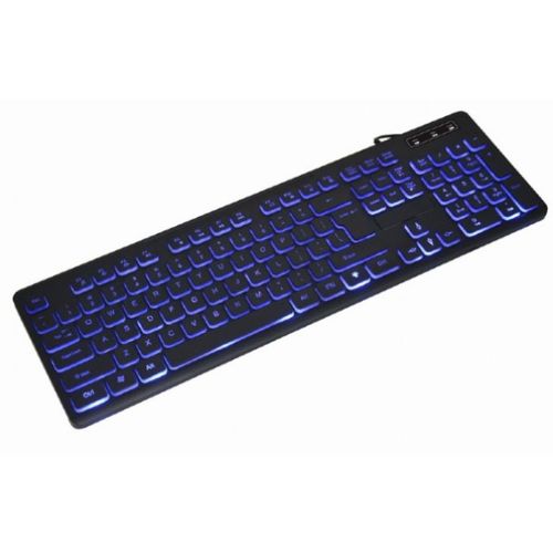 KB-UML3-02 Gembird LED multimedijalna tastatura sa pozadinskim osvetljenjem, US layout USB slika 1