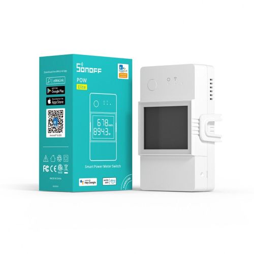 SONOFF POWR316D pametni prekidač s mjeračem potrošnje i LCD zaslonom, kompatibilan s Alexa/Google Home, 16A slika 2