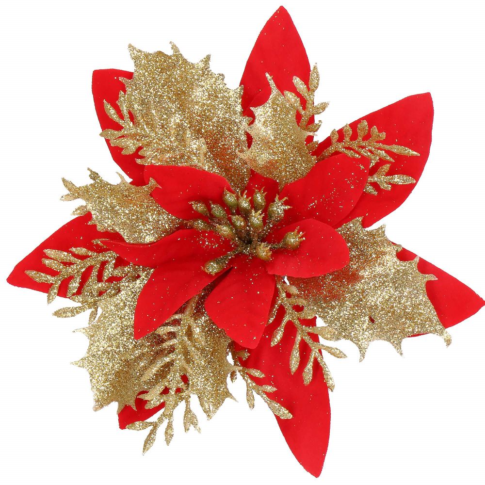 CA0729 BOŽIĆNI UKRASI "BOŽIĆNA ZVIJEZDA" 13X13 CM slika 10