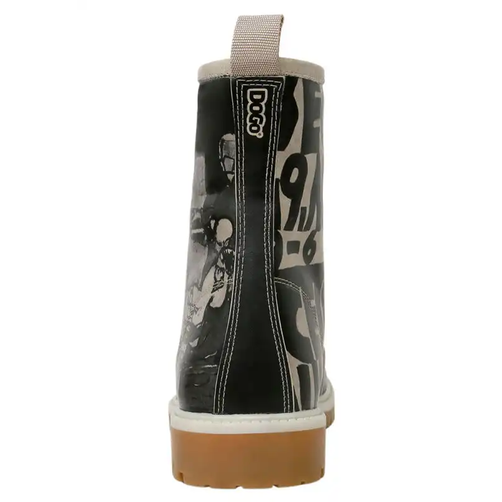 DOGO Duboke čizme Long Boots Supper BlackWhite slika 6