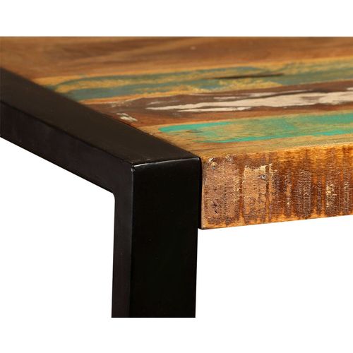 Blagovaonski stol od masivnog obnovljenog drva 120 cm slika 53