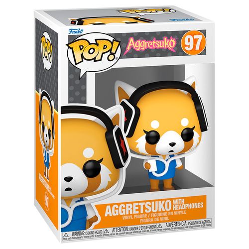 POP figure Aggretsuko - Aggretsuko with Headphones slika 1