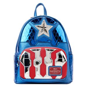 Loungefly Marvel Captain America metallic backpack 26cm