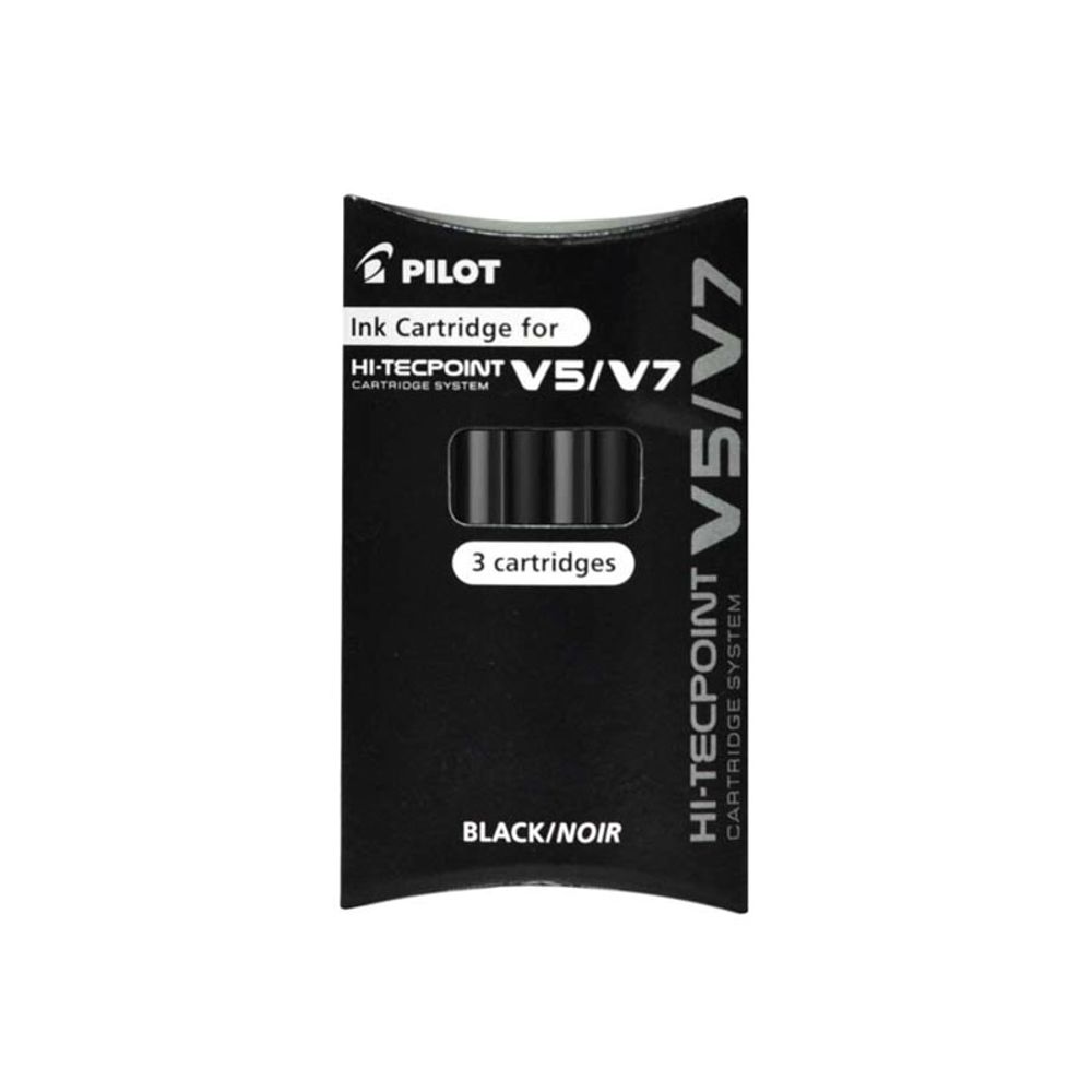 ULOŽAK PILOT ZA V7/V5 HI-TECPOINT REFILLABLE CRNI 3/1 slika 1