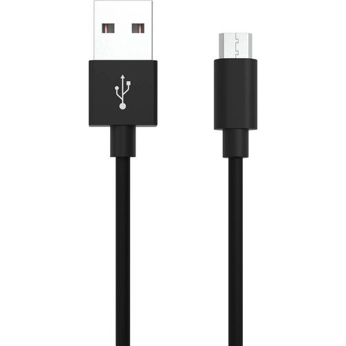 Ansmann USB kabel USB 2.0 USB-A utikač, USB-Micro-B utikač 1.20 m crna aluminijski utikač, TPE plašt 1700-0076 slika 1