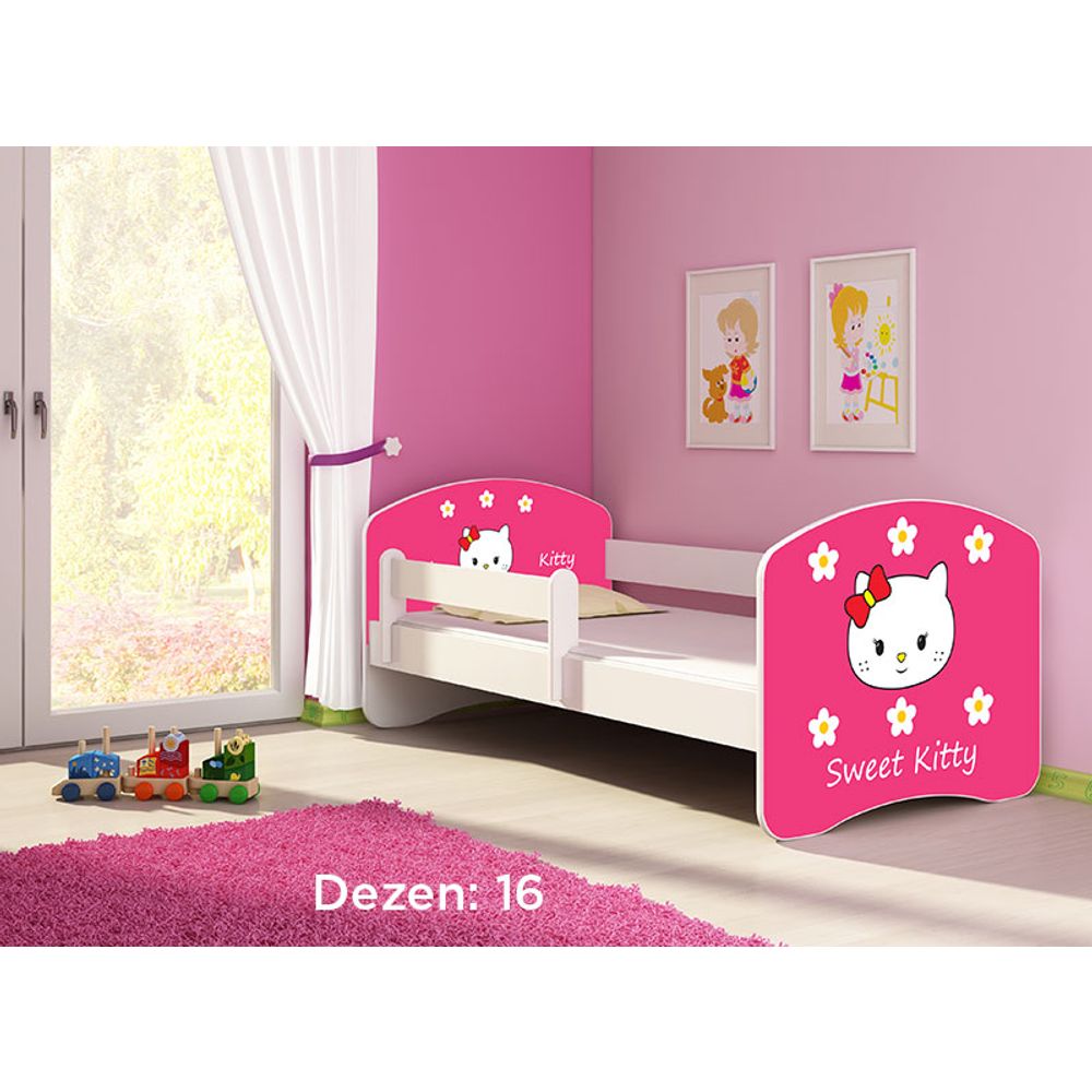 ACMA Dječiji krevet Acma II White - 160x80cm - Dezen 16 slika 2