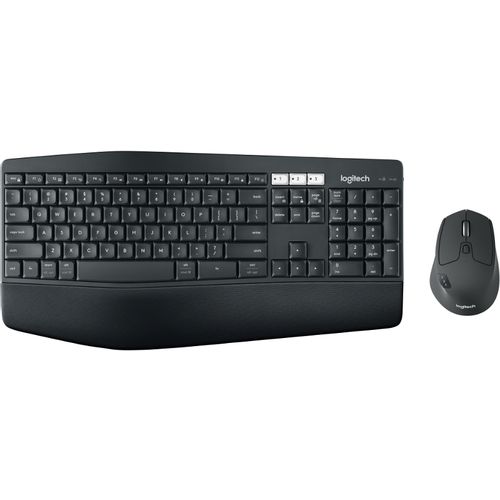 Logitech MK850 bežična tipkovnica i miš, crna slika 1