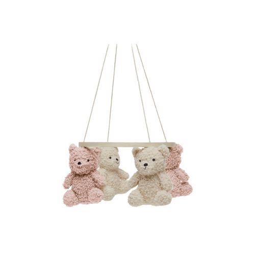 Jollein vrtuljak Baby Mobile Teddy Bear - Wild Rose/Natural slika 4