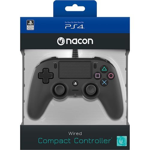 NACON PS4 WIRED COMPACT CONTROLLER BLACK slika 8