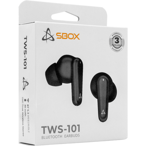 Sbox bluetooth EARBUDS Slušalice + mikrofon EB-TWS101 Crne slika 5