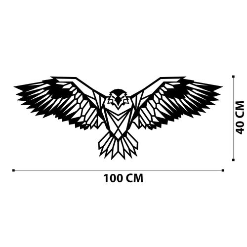 Wallity Metalna zidna dekoracija Eagle3 Metal Decor slika 7