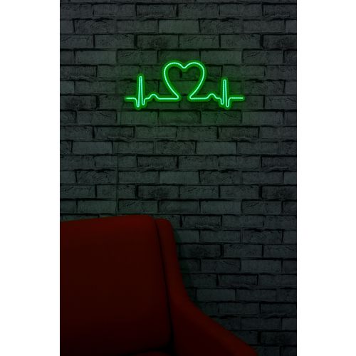 Wallity Ukrasna plastična LED rasvjeta, Love Rhythm - Green slika 11