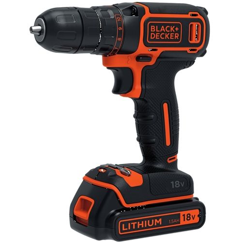 Black&Decker akumulatorska bušilica 18 V Z 200mA (PUNJAČ+BATERIJA) BDCDC18 slika 1