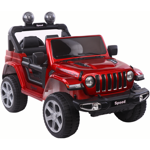 Jeep SPEED crveni lakirani - auto na akumulator slika 1
