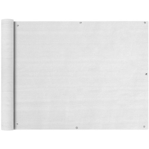 Balkonska Zaštita HDPE 90x600 cm Bijela slika 1