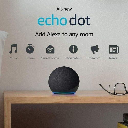 Bluetooth zvučnik AMAZON Echo Dot (4th Generation), crni slika 2