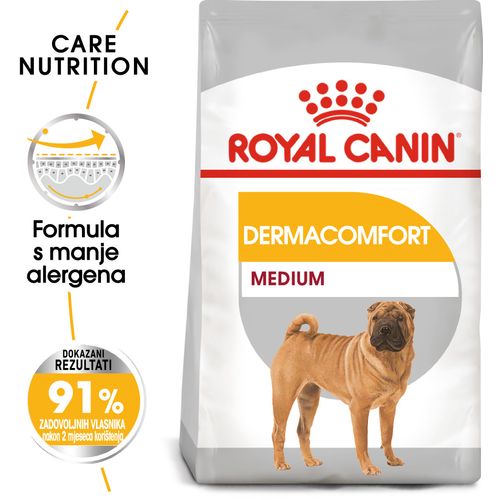 ROYAL CANIN CCN Dermacomfort Medium, potpuna hrana za pse - Za odrasle i starije pse srednje velikih pasmina (od 11 do 25 kg) - Stariji od 12 mjeseci - Psi skloni iritaciji kože i češanju, 3 kg slika 6