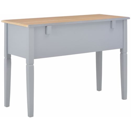 Pisaći stol sivi 109,5 x 45 x 77,5 cm drveni slika 16
