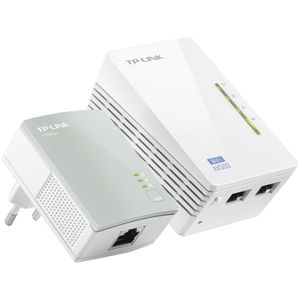 TP-Link TL-WPA4220 KIT AV600 Powerline Wi-FI KIT,300Mbps at 2.4GHz