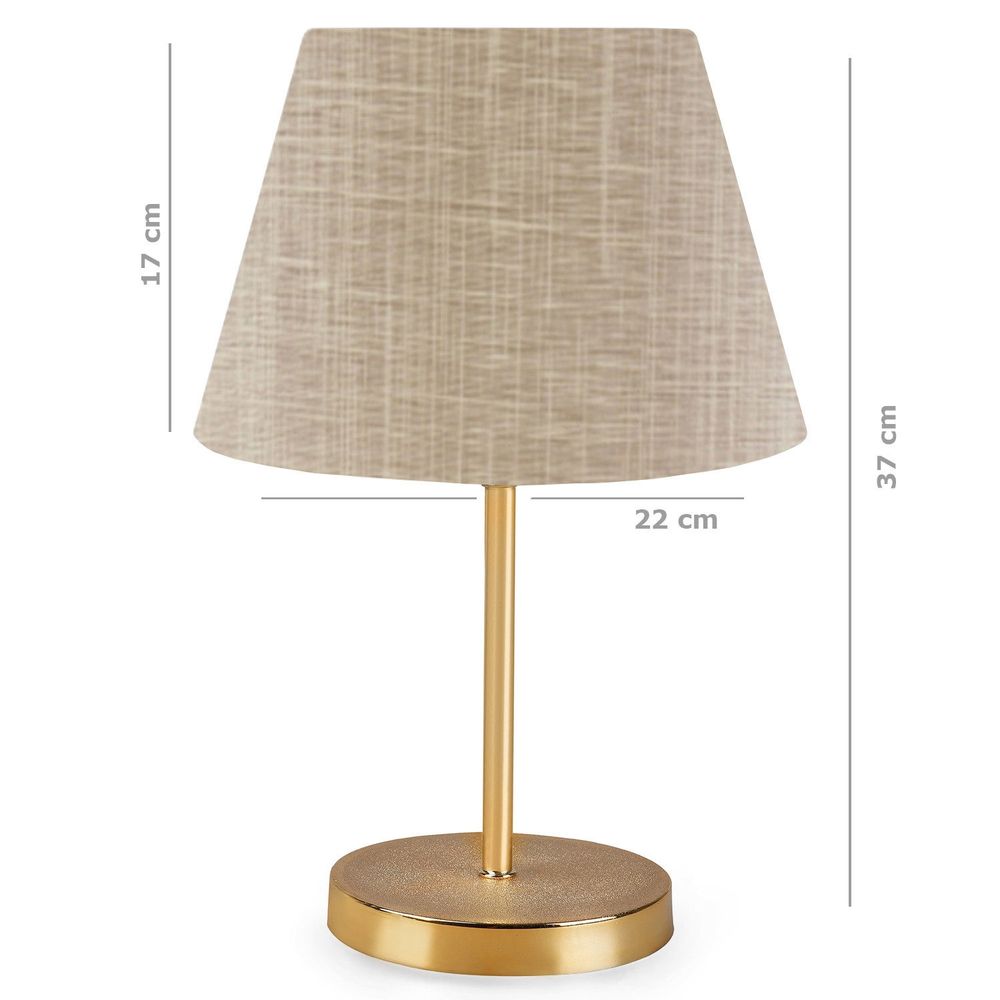 AYD-2851 Bež-Zlatna Stolna Lampa slika 3
