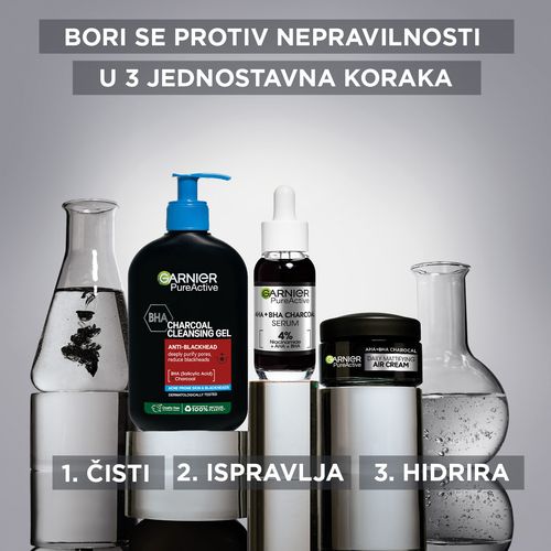 Garnier Pure Active Charcoal Air matirajuća krema protiv nepravilnosti 50ml slika 3