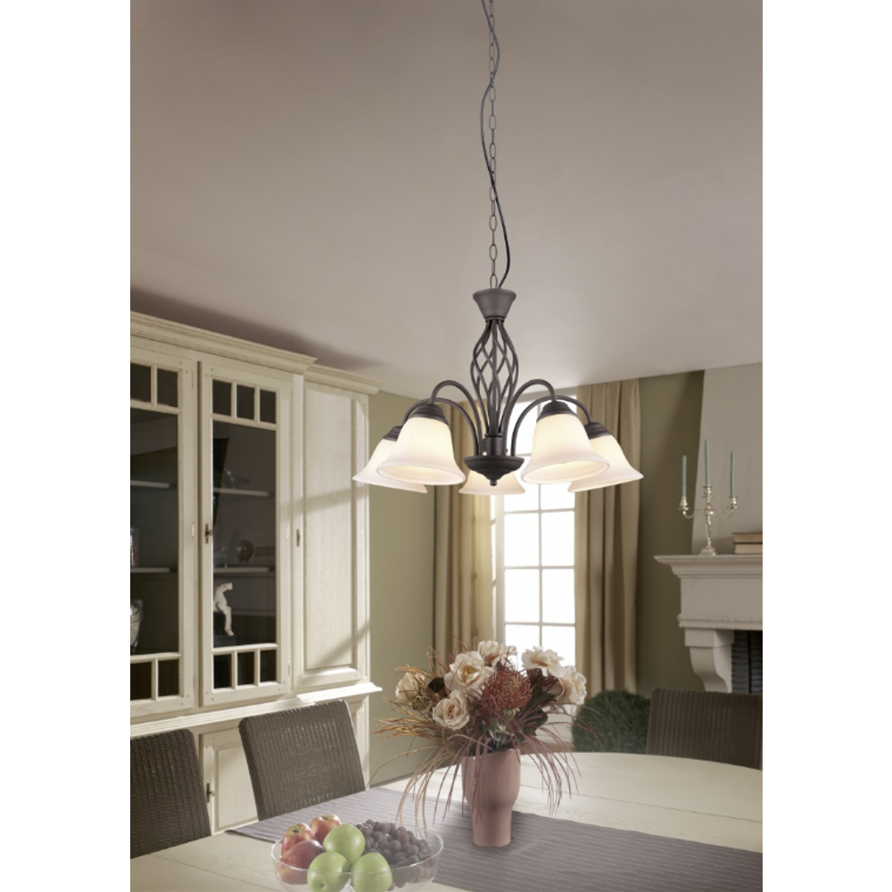 RUSTICA LUSTER 5XE14 slika 6