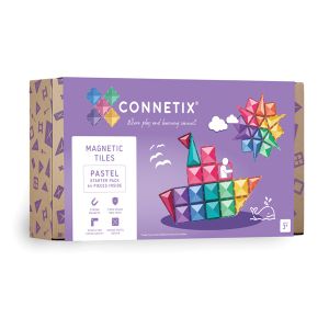 Connetix Magnetne pločice za slaganje Pastel Starter Pack, 64kom
