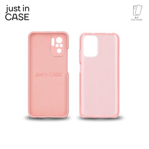 2u1 Extra case MIX paket PINK za Redmi Note 10s slika 3