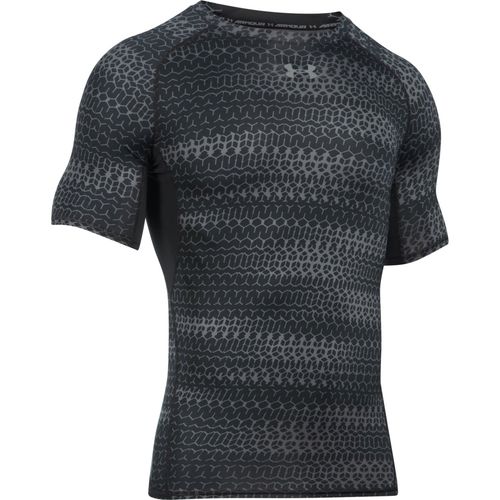 UNDER ARMOUR HG ARMOUR PRINTED SS-BLK/BL slika 1