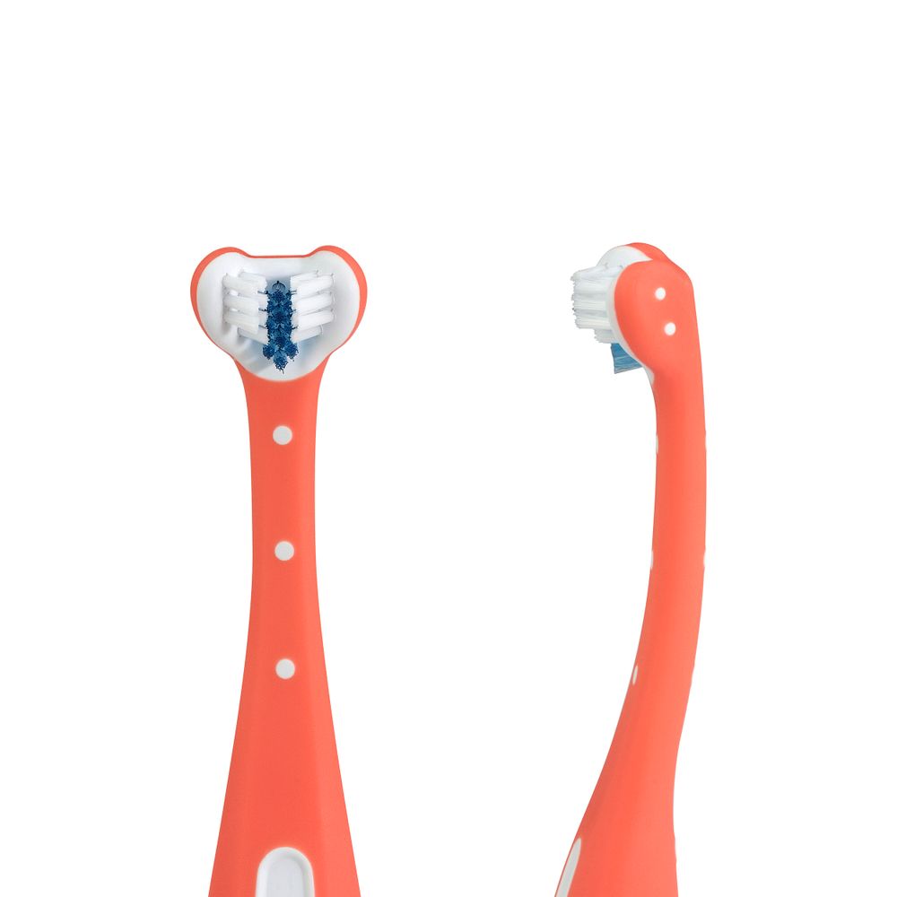 Frida Baby Dječija četkica za zube sa trostrukim uglom Toothhugger, Pink slika 2