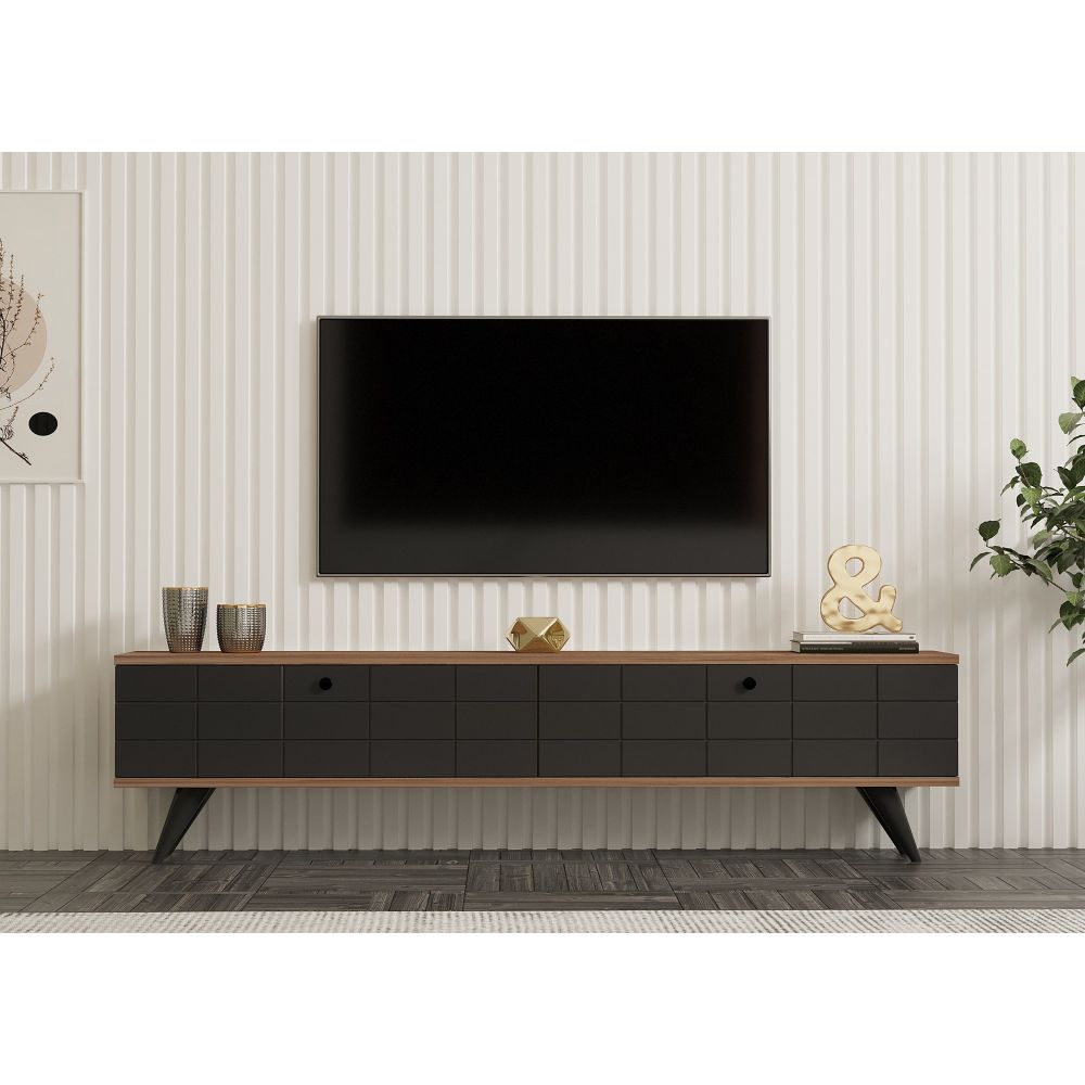 TV stalak Alberi – boje atlantski bor i antracit slika 2