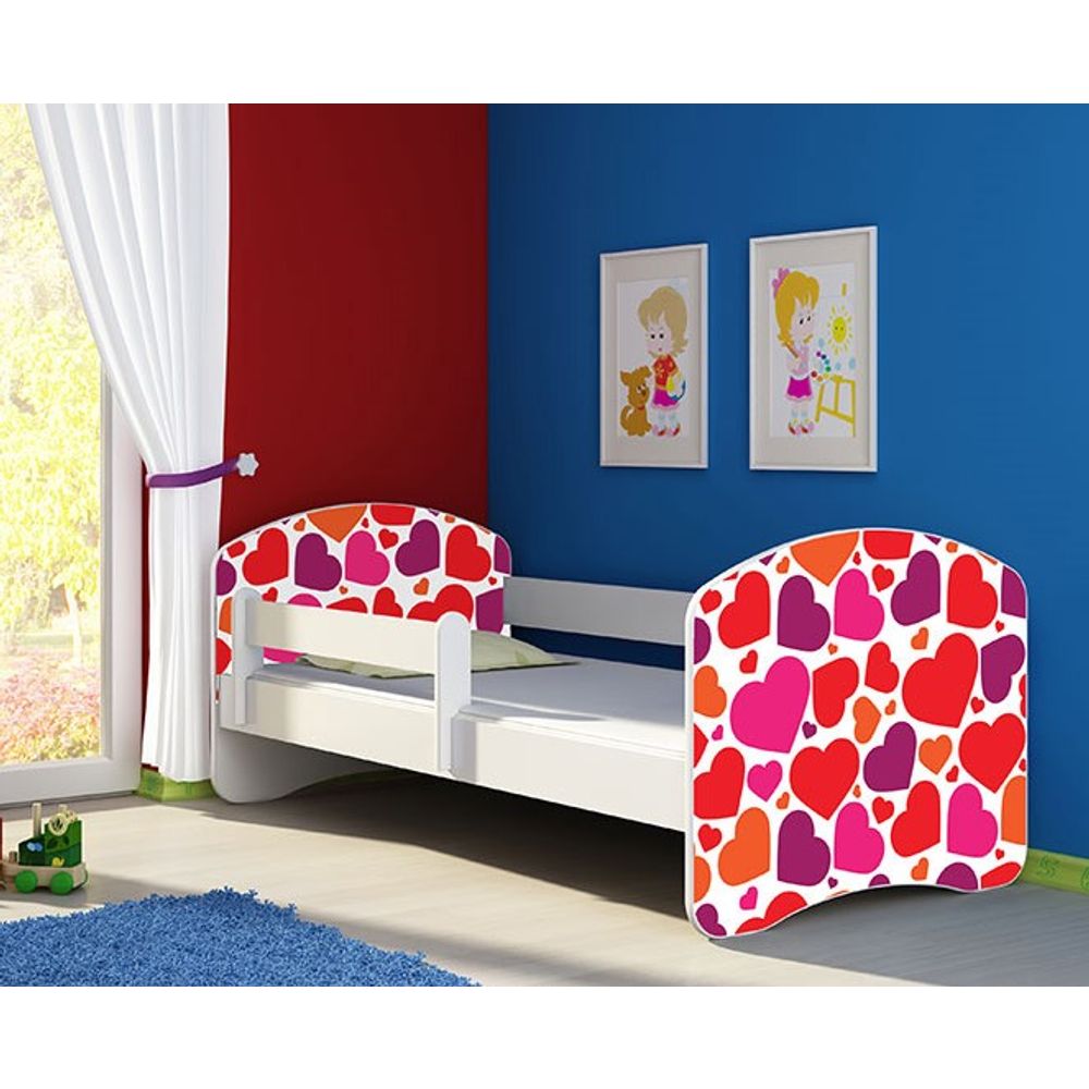 ACMA Dječiji krevet Acma II White - 180x80cm - Dezen 25 slika 1