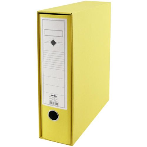 Registrator s kutijom A4, 8 cm, Eko, Orbi, žuti slika 1