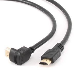Gembird CC-HDMI490-6 MONITOR Cable, High Speed HDMI 4K with Ethernet, HDMI/HDMI M/M, Gold Plated, 90 degrees angled connector, 1.8m
