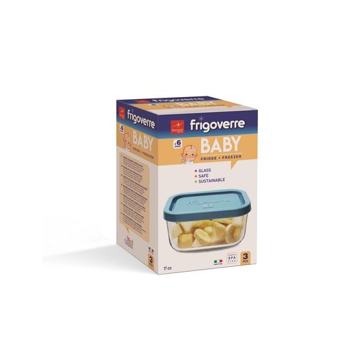 Bormioli  Staklena posuda Frigoverre system baby 3/1 17cl 10x7 cm 3350180G slika 1