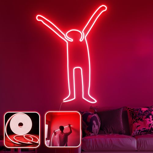 Partying - XL - Red Red Decorative Wall Led Lighting slika 1