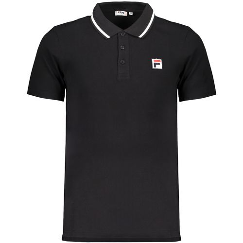 FILA MEN'S BLACK SHORT SLEEVED POLO SHIRT slika 1