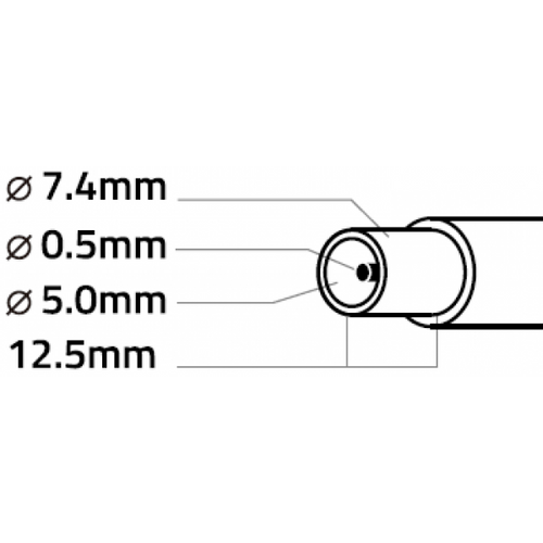 NPA65-185-3500 (HP04) ** Gembird punjac za laptop 65W-18.5V-3.5A, 7.4x5.0mm black PIN (715 Alt=HP11) slika 2