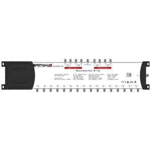 Amiko Multiswitch 9/16 sa dodatnim napajanjem, kaskadni - AMS9X16