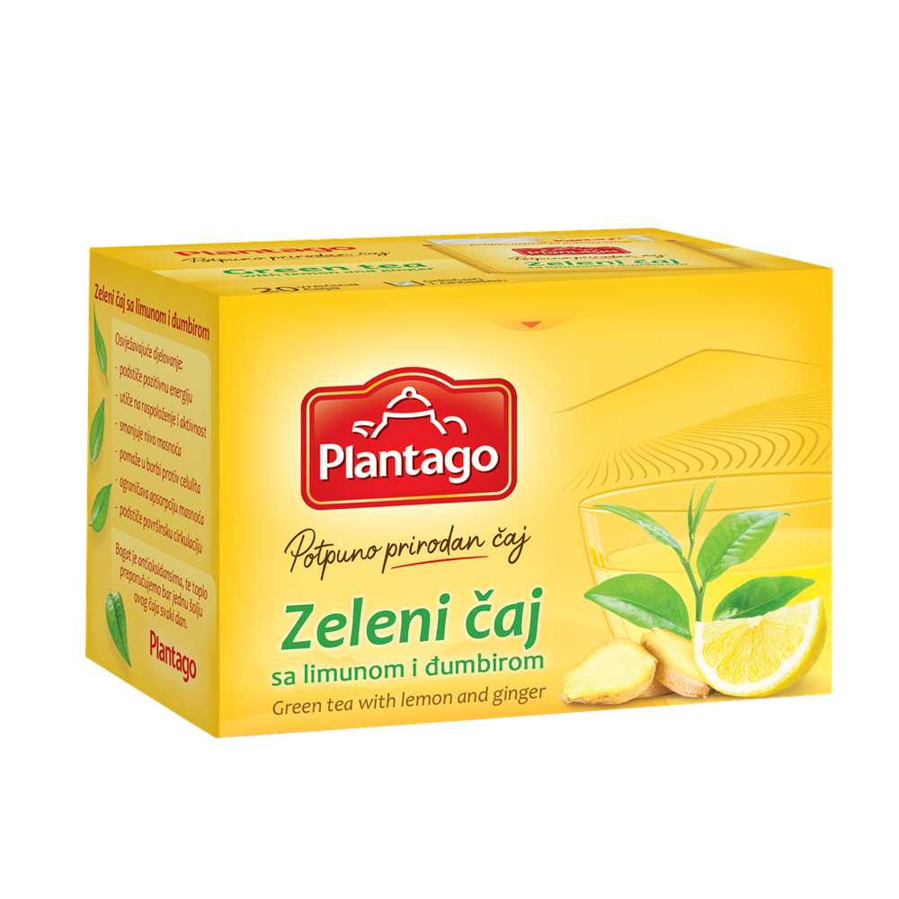 Plantago Zeleni Čaj Sa Limunom 30g slika 1