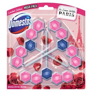 Domestos WC Power 5 Romantic Rose Paris 3x55g