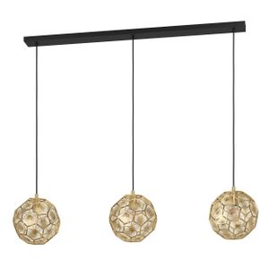 SKOURA Luster - Elegantan crno/mesingasti dizajn