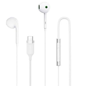 Žičane slušalice USB-C Acefast L7 bijele