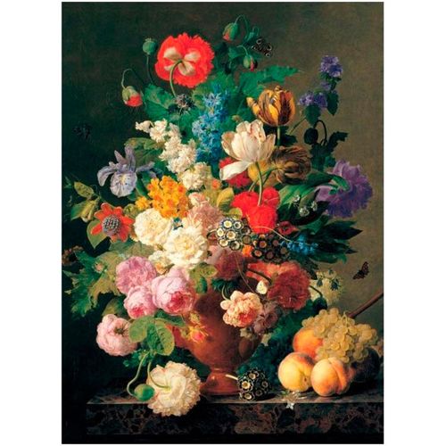 Louvre Museum Bowl of Flowers puzzle 1000 kom slika 1
