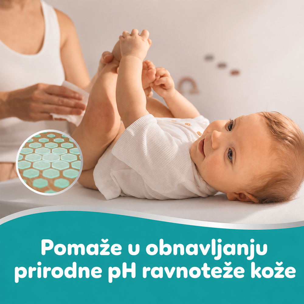 Pampers Aqua vlažne maramice, 4 × 60 kom XXL slika 5