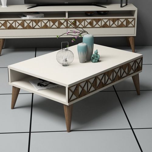 Line - Cream Cream Coffee Table slika 1