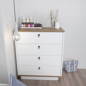 Sahra - White, Walnut White
Walnut Dresser